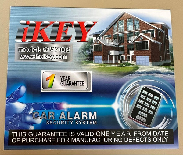 1 UNIT - PIN Activated Garage Door Remote - Home Security - iKey